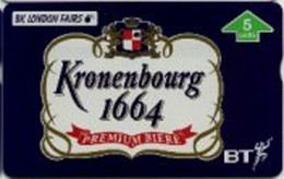 ENGLAND : BTG522 5u KRONENBOURG 1664 Beer ( Batch: -) MINT (x) - BT Edición General