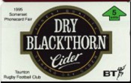 ENGLAND : BTG600 5u DRY BLACKTHORN Beer ( Batch: -) MINT - BT Emissioni Generali