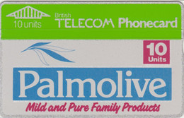 ENGLAND : BTA011 10U PALMOLIVE ( Batch: 824A27706) MINT - BT Emissioni Generali