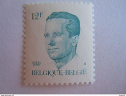 België Belgique 1984 Boudewijn Baudouin Type Velghe Geelachtige Gom Gomme Jeunâtre  2113P5b MNH ** - 1981-1990 Velghe