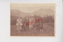 Au Plus Rapide Photo Briançon Hautes Alpes Chasseur Alpin En Famille Année 1929 - War, Military