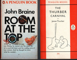 Penguin Books * The Thurber Carnival Jammes Thurber * John Braine ROOM ATT THE TOP - Other