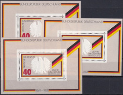 DEUTSCHLAND 1974 Mi-Nr. Block 10 3x ** MNH - 1959-1980