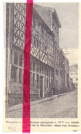Tongres Tongeren - Spaans Huis - Orig. Knipsel Coupure Tijdschrift Magazine - 1936 - Unclassified