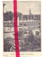 Gand Gent - Béguinage , Begijnhof - Orig. Knipsel Coupure Tijdschrift Magazine - 1936 - Unclassified