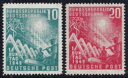 ALEMANIA 1949 - Yvert #1/2 - MNH ** - Unused Stamps