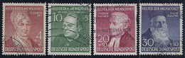 ALEMANIA 1952 - Yvert #42/45 - VFU - Used Stamps