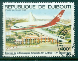 Djibouti 1980 Air Djibouti CTO - Djibouti (1977-...)