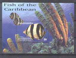 Grenada 2003 Fish Of Caribbean Block MNH VF - Grenada (1974-...)