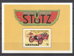 Grenada 1986 Auto Centenary Stutz Block MNH VF - Grenada (1974-...)