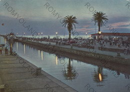 CARTOLINA  VIAREGGIO,TOSCANA,NOTTURNO SUL MOLO,MARE,SOLE,LUNGOMARE,VACANZA,SPIAGGIA,ESTATE,BELLA ITALIA,VIAGGIATA 1959 - Viareggio