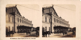 13-MARSEILLE- 6 PHOTOS - LA GARE , BASSIN DU CARENANGE, LA CATHEDRALE, LE PHARO-LE PORT, PANORAMA DE LA VILLE - Stereoscopic