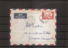 Gabon ( Lettre Par Avion De 1958 De Bangui Vers La France à Voir) - Cartas & Documentos