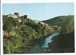 CASTILLO Y RIO SIL / CHATEAU ET FLEUVE SIL / THE SIL RIVER AND CASTLE.-  PONFERRADA - LEON.- ( ESPAÑA ) - León