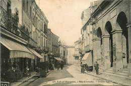 Ste Livrade * 1907 * Grande Rue * Coiffeur * Café Restaurant - Autres & Non Classés