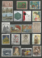 FRANCE LOT 34 TABLEAUX OBLITERES TOUS TB. - Collections