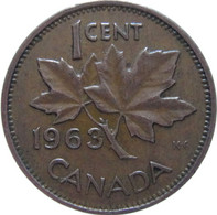LaZooRo: Canada 1 Cent 1963 XF / UNC - Canada