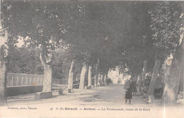 ANIANE (Hérault) - La Promenade, Route De La Gare - Aniane