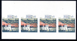 929.GREECE,1965 ART.ACROPOLIS 4.5 DR.HELLAS.992 COLOUR TRIAL PROOF STRIP OF 4 ,WITHOUT GUM - Probe- Und Nachdrucke