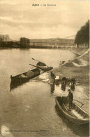 Agen * La Garonne * Barques Passeur * Lavoir Laveuses Lavandières - Agen