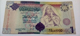 Libya 1 Dinar. ND (2009) AUnc. P.71a - Libya