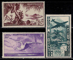 Martinique - 1946  - PA 13 à 15  - Neufs * - MLH - Airmail