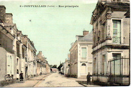 PONTVALLAIN  RUE PRINCIPALE - Pontvallain