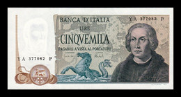 Italia Italy 5000 Lire 1973 Pick 102b EBC/+ XF/+ - 5000 Liras