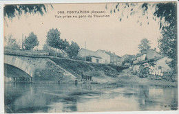 Pontarion (23 - Creuse) Vue Prise Au Pont Du Thaurion - Pontarion