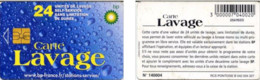 Carte Lavage - France -BP - Carte Lavage 24 - Buée Nouveau Logo - Gem1A (black), N° 2402729 - Car-wash