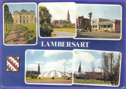 Carte Postale 59. Lambersart  Piscine Soucoupe  La Poste    Très Beau Plan - Lambersart