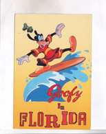 CPM MICKEY FLORIDA COLLECTION  GOOFY IN FLORIDA  En 1997! (voir Timbre) - Disneyworld