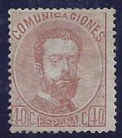 ESPAÑA 1872 - Edifil #12 - MLH * - Nuevos