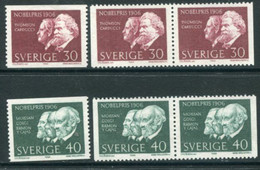 SWEDEN 1966 Nobel Laureates Of 1906 MNH / **.  Michel 566-67 - Ongebruikt