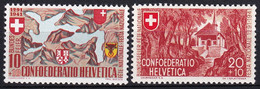 MiNr. 396 - 397 Schweiz1941, 15. Juni. „Pro Patria“: 650 Jahre Eidgenossenschaft - Postfrisch/**/MNH - Neufs