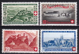 MiNr. 431 - 434 Schweiz1944, 15. Juni. „Pro Patria“: 500. Jahrestag Der Schlacht Bei St. Jakob - Postfrisch/**/MNH - Unused Stamps