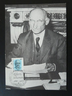 Carte Maximum Card 10F Robert Schuman Luxembourg 1986 - Maximum Cards
