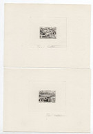 !!! CAMEROUN, LES 4 EPREUVES D'ARTISTE SERIE FIDES N°300/303 SIGNEES PAR LE GRAVEUR R COTTET. RRR - Unused Stamps