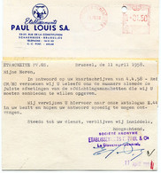 1958 2 Kaarten Van Ets PAUL LOUIS SA  - Ref 146 - ...-1959