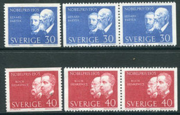 SWEDEN 1965 Nobel Laureates Of 1905 MNH / **.  Michel 542-43 - Nuovi