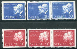 SWEDEN 1965 Nobel Laureates Of 1905 MNH / **.  Michel 542-43 - Ungebraucht