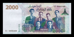 Argelia Algeria 2000 Dinars Commemorative 2020 (2021) Pick New Low Serial T.389 SC UNC - Algérie