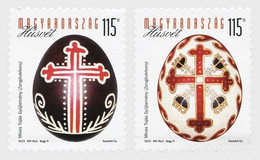 Hungary 2015 Easter Set Of 2 Stamps - Ongebruikt