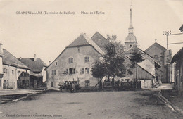 (T.de Belfort)  CPA  Grandvillars  Place De L' église - Grandvillars