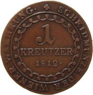 LaZooRo: Austria 1 Kreuzer 1812 B VF / XF - Autriche