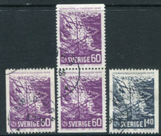 SWEDEN 1965 ITU Centenary Used.  Michel 534-35 - Usados