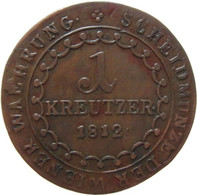 LaZooRo: Austria 1 Kreuzer 1812 S VF / XF - Autriche