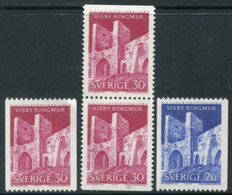 SWEDEN 1965 Historic Buildings MNH / **.  Michel 531-32 - Ongebruikt
