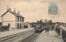 76 - SEINE MARITIME - CRIQUETOT-L'ESNEVAL - La Gare - Superbe - 10325 - Criquetot L'Esneval