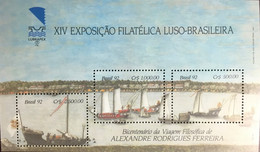 Brazil 1992 Lubrapex Ships Minisheet MNH - Andere & Zonder Classificatie